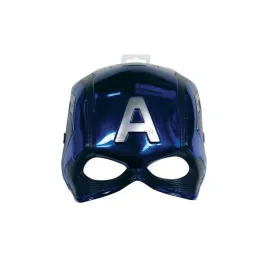 rubie-s-39217ns-marvel-avengers-captain-america-deluxe-child-s-mask-blue