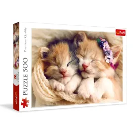 trefl-916-37271-schlafende-katzen-ea-500-teile-pezzi-480-x-340-mm