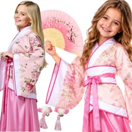 stroj-chinka-dla-dziewczynki-kimono-spodnica-pas-wachlarz-orientalny134-140