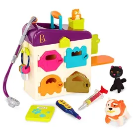 b-toys-toy-vet-set-for-toddlers-kids-pet-care-pretend-play-set
