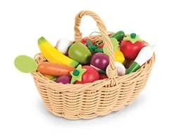 janod-24-piece-fruits-and-vegetables-basket-imitation-shopping-basket