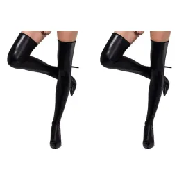 smiffys-wet-look-hold-ups-black-fever-hosiery-fancy-dress-adult-dress