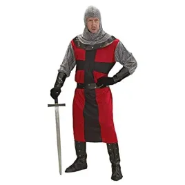 mens-dark-age-knight-costume-small-uk-38-40-for-arthur-medieval-fancy