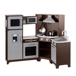 amazon-basics-kids-corner-wooden-kitchen-playset-with-interactive-doors