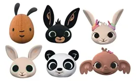 star-cutouts-smp451-bing-buny-six-pack-cardboard-face-masks-featuring