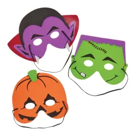baker-ross-fn347-halloween-foam-masks-pack-of-6-halloween-fancy-dress
