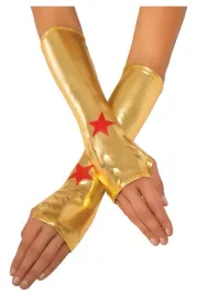 rubies-official-adult-s-dc-wonder-woman-gauntlets-gloves-halloween-one-size