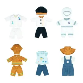 miniland-38-cm-doll-clothes-6-profession-outfit-set-multicolored