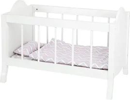 small-foot-11778-doll-s-crib-white-with-soft-mattress-weiss-klein