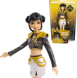 mattel-kpop-demon-hunters-huntr-x-zoey-golden-singing-doll-multicolor