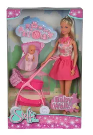 simba-steffi-love-doll-with-a-baby-and-pram-2-pink-32-820-67-7-cm