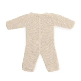 miniland-beige-knit-pajamas-for-doll-38-cm-made-in-spain-with-15-inches