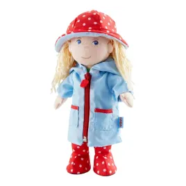 haba-dress-set-rainy-season-doll-outfit-12-inch-waterproof-red-small