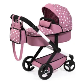 bayer-baby-dolls-pram-xeo-convertible-doll-nordic-pink-38x65x72-cm