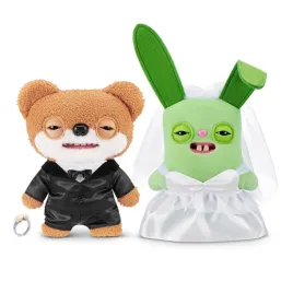 fuggler-wedding-fuggs-9-inch-plush-2-pack-by-zuru-white-black-9-inches