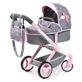 bayer-design-dolls-pram-xeo-with-bag-grey-ribbon-68-x-37-x-73-cm
