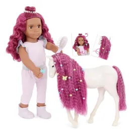 our-generation-18-inch-doll-horse-foal-set-estra-and-multicolor-18-inches