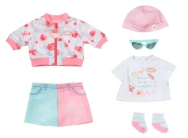 baby-annabell-deluxe-spring-outfit-43cm-for-dolls-easy-small-red