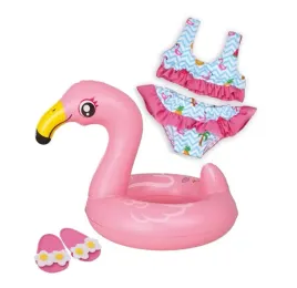 heless-99-3-piece-dolls-swimming-set-flamingo-ella-pink-grosse-35-45-cm