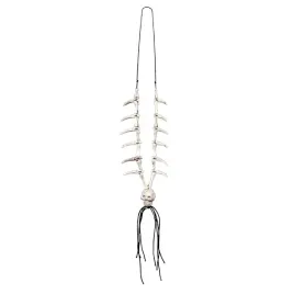 boland-skull-and-fang-necklace-unisex-one-size-white-off-white