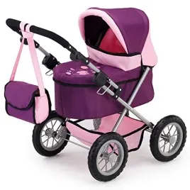 bayer-design-13057aa-dolls-pram-trendy-stroller-foldable