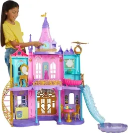 mattel-disney-princess-magical-adventures-castle-3-levels-with-10-play