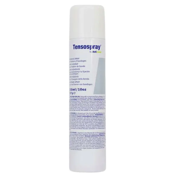 Klej do taśm tapingowych w sprayu hipoalergiczny szybkoschnący 300 ml do tapingu rehabilitacyjnego i ochrony przed przypadkowym odklejaniem
