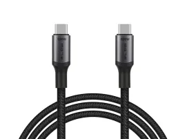 przylacze-usb-c-usb-c-2-0-1m-czarne-plecionka-100w-prolech