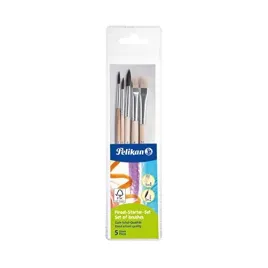 pelikan-718163-paint-brush-starter-set-with-5-hair-brushes