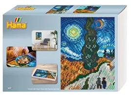 hama-art-3607-van-gogh-bead-kit-blue-black-brown-yellow-green