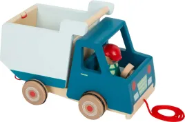 small-foot-pull-along-dump-truck-made-of-wood-motor-skills-toy-multicolor