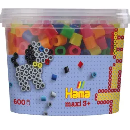 hama-perlen-8572-ironing-beads-tin-with-approx-600-colourful-maxi-klein