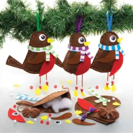 baker-ross-fe873-christmas-robin-sewing-kits-pack-of-3-set-brown-19-cm