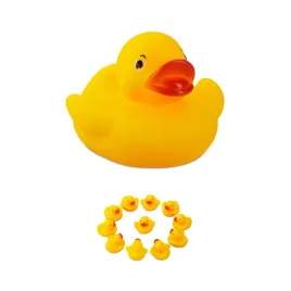 relaxdays-set-of-12-rubber-ducks-5-cm-classic-squeaky-ducks-5-x-6-x-5-cm