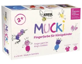 kreul-mucki-23051-finger-paint-for-king-s-children-6-x-300-ml-pack-of-1