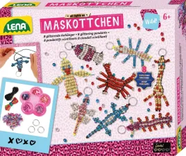 lena-42690-craft-set-for-8-mascots-complete-8-lucky-charms-key-pequeno