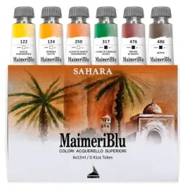 maimeri-blu-fine-art-watercolors-set-sahara-cardboard-72-ml-pack-of-1