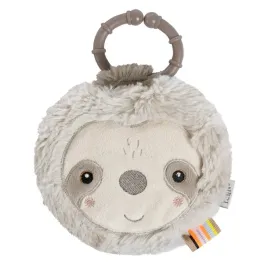 fehn-fabric-book-sloth-feeling-with-nature-motifs-grey-beige-14-x-14-cm