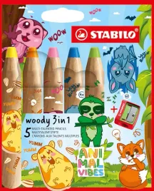 stabilo-woody-3-in-1-animal-vibesassorted-colors-5-count-pack