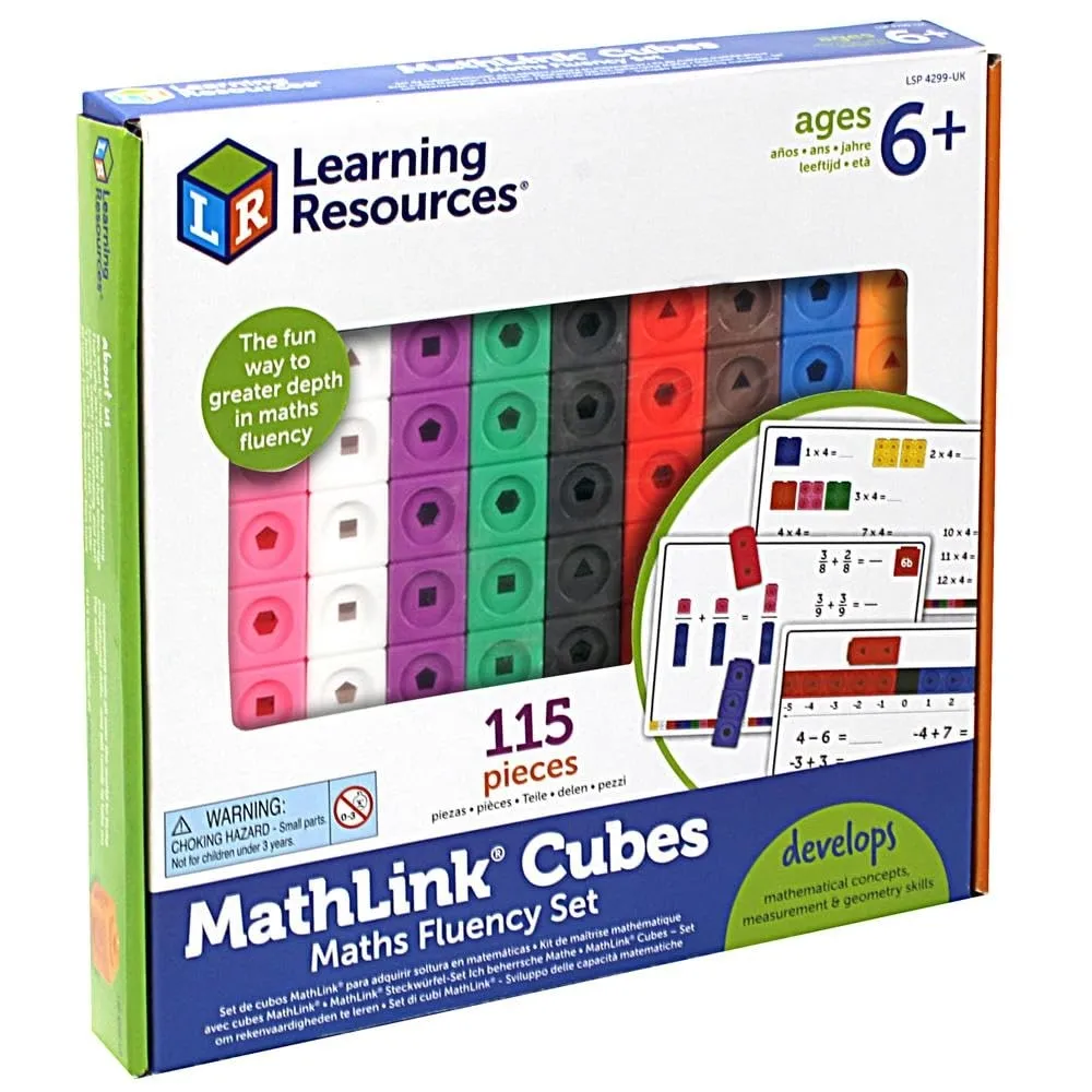 learning-resources-lsp4299-uk-maths-fluency-set-mathlink-mehrfarbig-medium