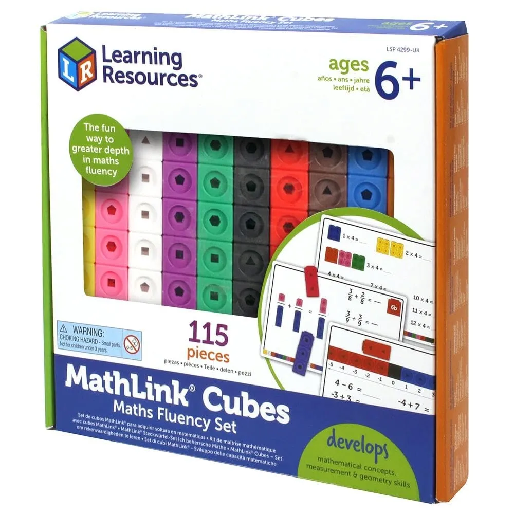 learning-resources-lsp4299-uk-maths-fluency-set-mathlink-mehrfarbig-medium