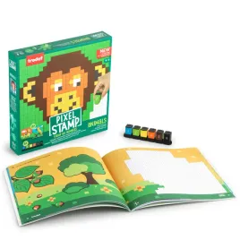 trodat-pixel-stamp-kit-animals-edition-6-coloured-green-11-6-x-inches