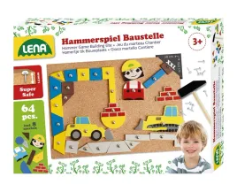 lena-65828-hammergame-nail-game-with-64-colourful-8-multicoloured