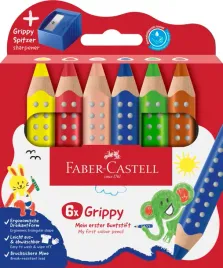 faber-castell-grippy-110635-set-of-6-jumbo-colouring-pencils-multicoloured
