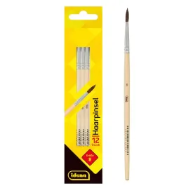 idena-90090-hair-brush-size-8-with-unpainted-wooden-handle-multicolor