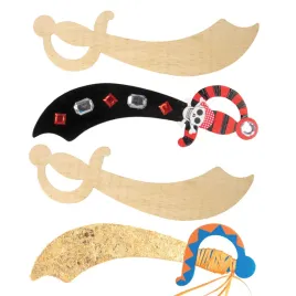 baker-ross-ef695-pirate-wooden-swords-for-children-to-paint-4-pack