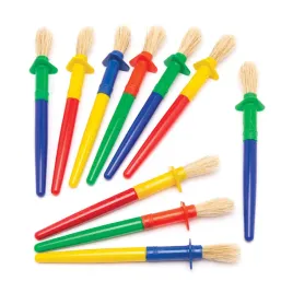 baker-ross-aw589-chubby-non-roll-paint-brushes-pack-of-12-assorted