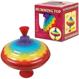 tobar-rainbow-humming-top-traditional-spinning-toy-multicolor-one-size