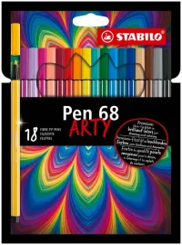 stabilo-pen-68-premium-fibre-tip-arty-assorted-colours-pack-of-18