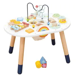 le-toy-van-pl137-activity-table-kids-toys-rainbow-xylophone-wooden-shape